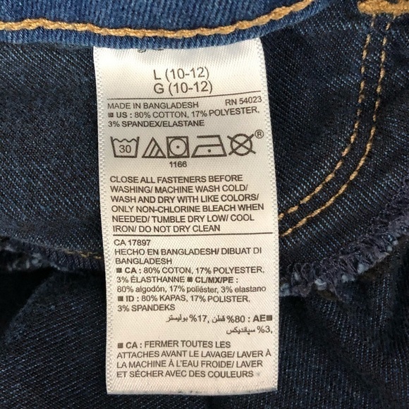 Old Navy denim skinny jeans, size large (10/12) - Picture 7 of 7
